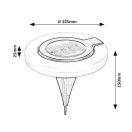 Rábalux 77187 Bokod napelemes, 5lm, 2500-3000K, IP44, kültéri leszúrható lámpa