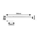 Rábalux 78008 Bareg 59x2x3,5cm, 800lm, 3000/4000K, kapcsolós konyhai pultmegvilágító