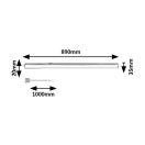 Rábalux 78009 Bareg 89x2x3,5cm, 1200lm, 3000/4000K, kapcsolós konyhai pultmegvilágító