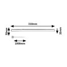 Rábalux 78012 Bareg 31x2x3,5cm, 350lm, 3000/4000K, kapcsolós konyhai pultmegvilágító