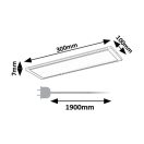 Rábalux 78021 Tarelo 30x10cm, szenzoros, érintőkapcsolós, fényerőszabályzós, 3000/4200/6500K konyhai pultmegvilágító