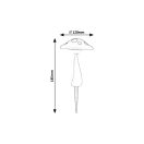 Rábalux 7877 Funghetto kültéri leszúrható lámpa