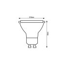 Rábalux Okos 5W 2700K 400Lumen MR16 GU10 LED fényforrás