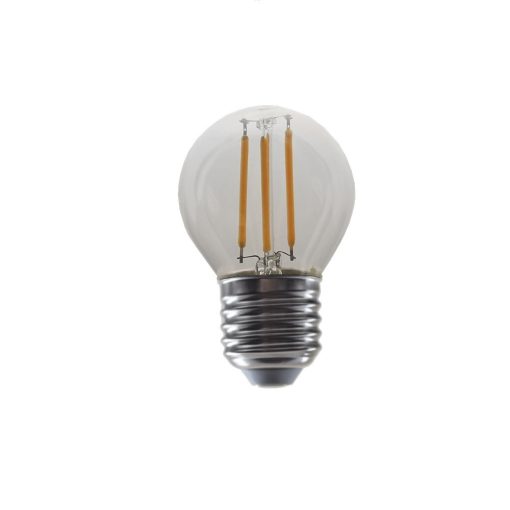 Rábalux 4W 4000K 470Lumen Kisgömb izzó forma E27 filament LED fényforrás