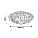 Rábalux 8087 Mirella Tiffany mennyezeti lámpa