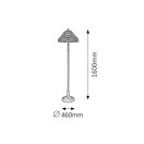 Rábalux 8088 Mirella Tiffany álló lámpa