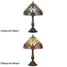 Rábalux 8090 Mirella Tiffany asztali lámpa, búra átmérő 30cm