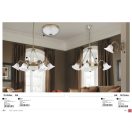 Rábalux 8558 Orchidea kerek mennyezeti lámpa