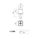 Redo 01-1146BR-SPWSQBG Savoy falikar