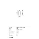 Redo 01-1533 Nubo asztali lámpa