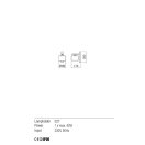 Redo 01-1549 Miller fali lámpa