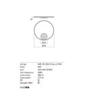 Redo 01-1705-TRIAC Orbit mennyezeti lámpa