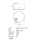 Redo 01-1713-TRIAC Orbit függeszték