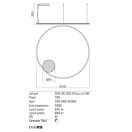 Redo 01-1717-TRIAC Orbit függeszték