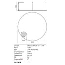 Redo 01-1718-DALI Orbit függeszték
