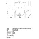 Redo 01-1723-TRIAC Orbit függeszték