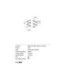 Redo 01-1775 Vuelta fali lámpa