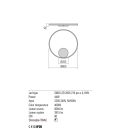 Redo 01-1907-TRIAC Orbit mennyezeti lámpa
