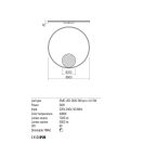 Redo 01-1911-TRIAC Orbit mennyezeti lámpa