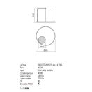 Redo 01-1912-TRIAC Orbit függeszték