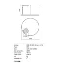 Redo 01-1915-DALI Orbit függeszték