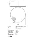 Redo 01-1919-TRIAC Orbit függeszték