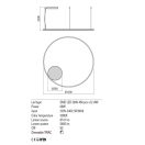 Redo 01-1950-TRIAC Orbit függeszték