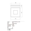 Redo 01-2000 Maya mennyezeti lámpa