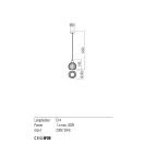 Redo 01-2064 Plumen függeszték