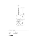 Redo 01-2078 Bowl függeszték