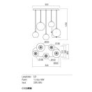 Redo 01-2079 Bowl függeszték
