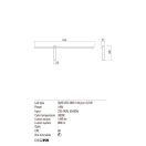 Redo 01-2200 Tangent fali lámpa