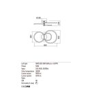 Redo 01-2226 Spell mennyezeti lámpa
