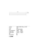 Redo 01-2331 Task fürdőszobai fali lámpa