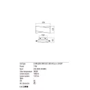 Redo 01-2378 Xavier fali lámpa