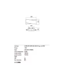 Redo 01-2379 Xavier fali lámpa