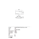 Redo 01-2381 Xavier fali lámpa