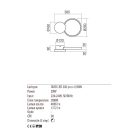 Redo 01-2534 Cronos mennyezeti lámpa