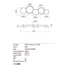Redo 01-2541 Cronos mennyezeti lámpa