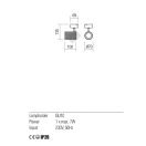 Redo 01-2553 Delphi spot lámpa