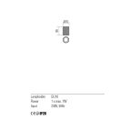 Redo 01-2555 Delphi spot lámpa