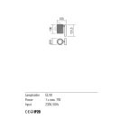 Redo 01-2582 Delphi spot lámpa