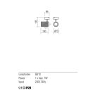 Redo 01-2584 Delphi spot lámpa