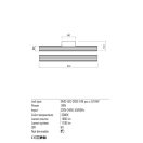 Redo 01-2592 Rigal fali lámpa