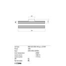 Redo 01-2593 Rigal fali lámpa