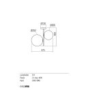 Redo 01-2645 Talis mennyezeti lámpa