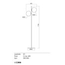 Redo 01-2651 Talis álló lámpa