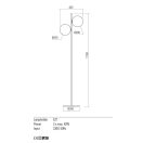 Redo 01-2652 Talis álló lámpa