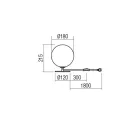 Redo 01-2782 Roy éjjeli lámpa