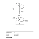 Redo 01-2784 Roy komód lámpa